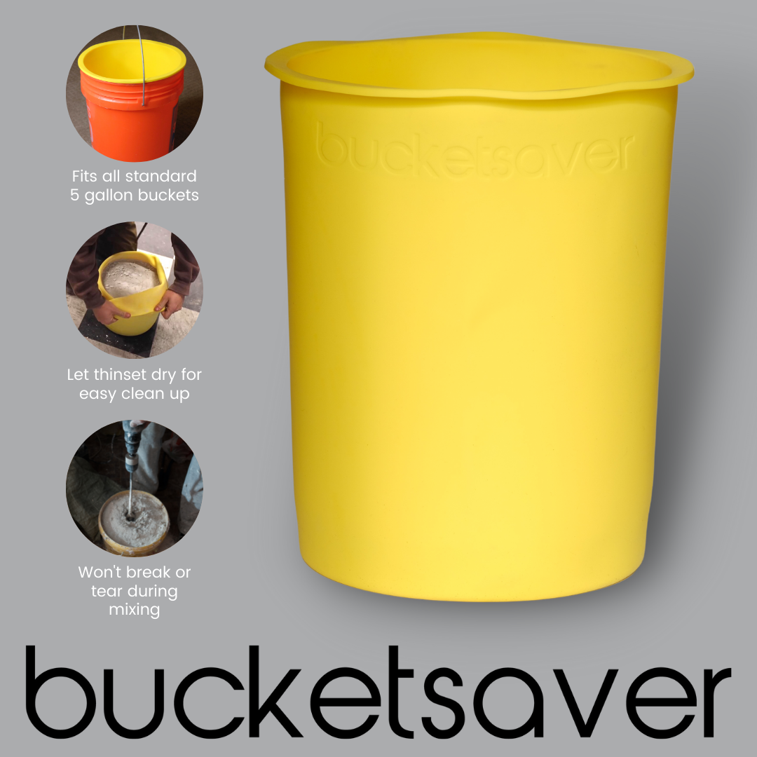 5 Gallon Bucket Liner for Concrete Mix and Mud.5-Gallon Silicone Bucke