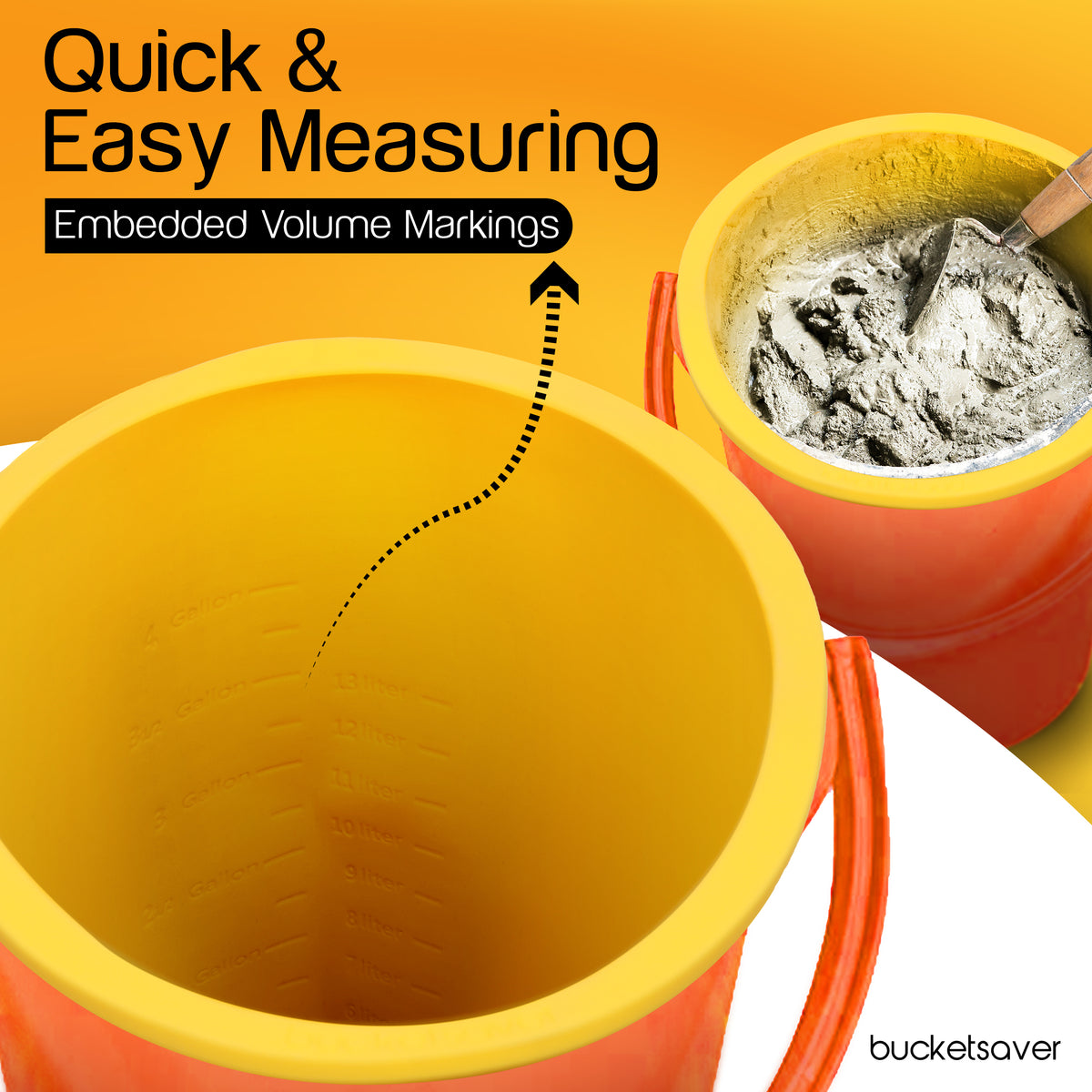 Bucketsaver - 5 gallon rubber bucket liner - Best Bucket Liner