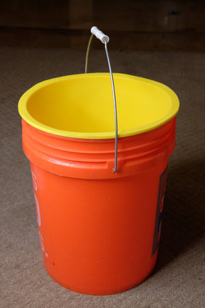 EAGLE CREATE 5 Gallon Bucket Liner for Concrete Mix and Mud - Reusable  Silicone Bucket Saver with Graduated Measurements